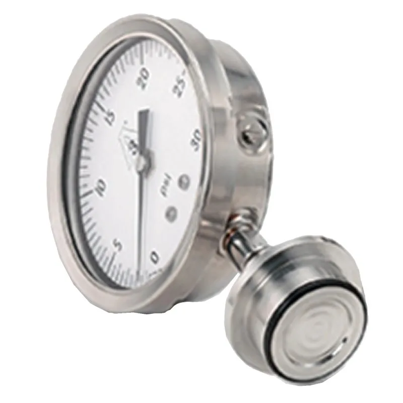 Ashcroft 1036 [351036] In-Line Sanitary Gauge, 3.5 In Dial Size