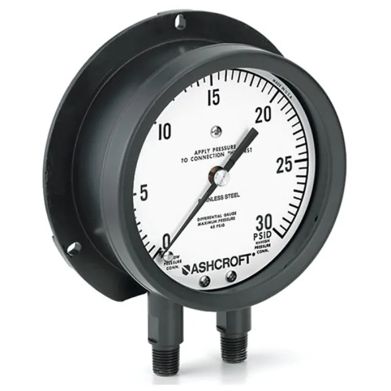 Ashcroft 1127 [451127] Differential Pressure Gauge 4.5 In Dial Size