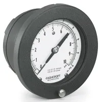 Ashcroft 1187 [451187] Analog Low Pressure Gauge  4.5 In Dial Size