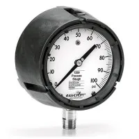 Ashcroft 1259 Analog Pressure Gauge - 4.5 in Dial Size
