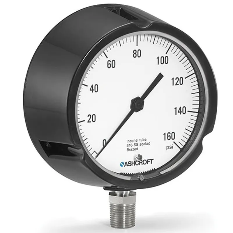 Ashcroft 1290 [451290] Direct Drive Gauge, 4.5 Inch Dial Size