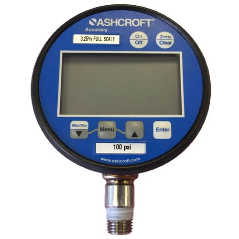 Ashcroft 2074 [302074] Digital Industrial Gauge with Battery, 3 in Dial Size