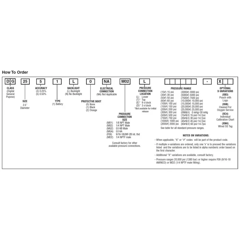 Ashcroft DG25 Digital Pressure Gauges