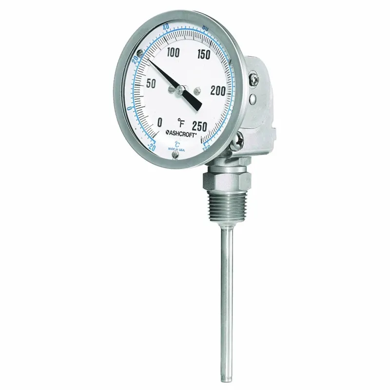 Ashcroft EI [50EI] Bimetal Thermometer, 5 Inch Dial Size