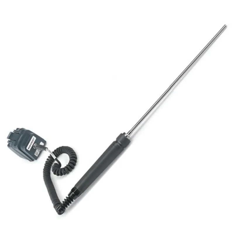 Ashcroft Pt100 [840X010-01] RTD Probe with 5ft Coiled Cable (with handle), 12 inches x 0.125 inch