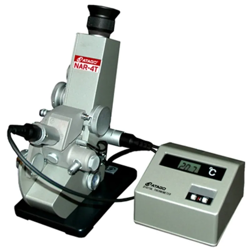 Atago NAR-4T 1240 [1240] Abbe Refractometer, 1.47 to 1.87 Refractive Index, 41 to 122°F (5 to 50°C)