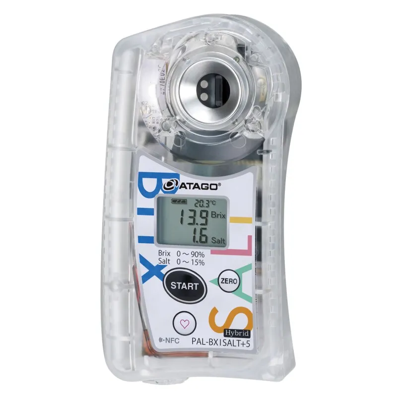 Atago PAL-BX/SALT +5 [4922] Pocket Salt (Salinity) and Brix (Sugar Content) Meter w/ 5 User Programmable Storable Methods