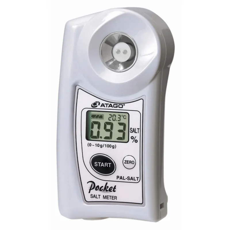 Atago PAL-SALT [4250] Digital Pocket Salt Meter, Salt Concentration 0.00 to 10.0% (g/100g) Measurement Range