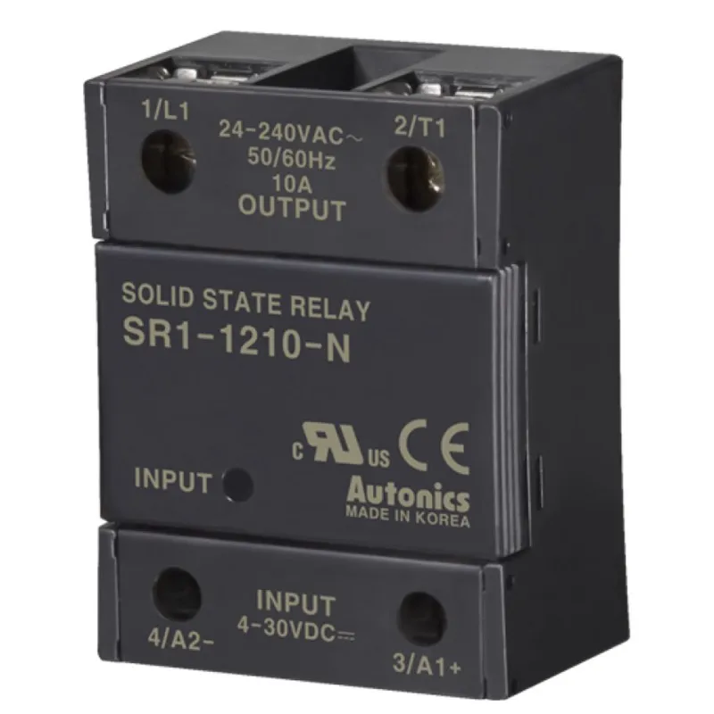 Autonics SR1 [SR1-12] Single Phase Solid State Relay, 4 to 30 VDC, 24 to 240 VAC