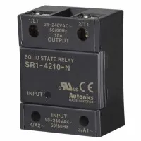 Autonics SR1 [SR1-42] Single Phase Solid State Relay, 90 to 240 VAC, 48 to 480 VAC