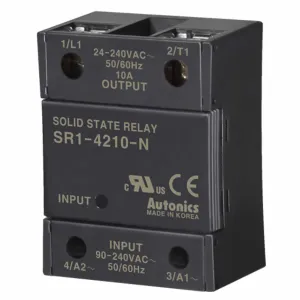 Autonics SR1 [SR1-42] Single Phase Solid State Relay, 90 to 240 VAC, 48 to 480 VAC