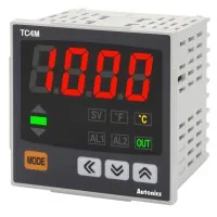 Autonics TC Series [TC4M-24R] Temperature Indicator, 72x72 mm, Single display 4 Digit, PID Control, Relay and SSR Output, Alarm 1 Output + Alarm 2 Output, 100-240 VAC