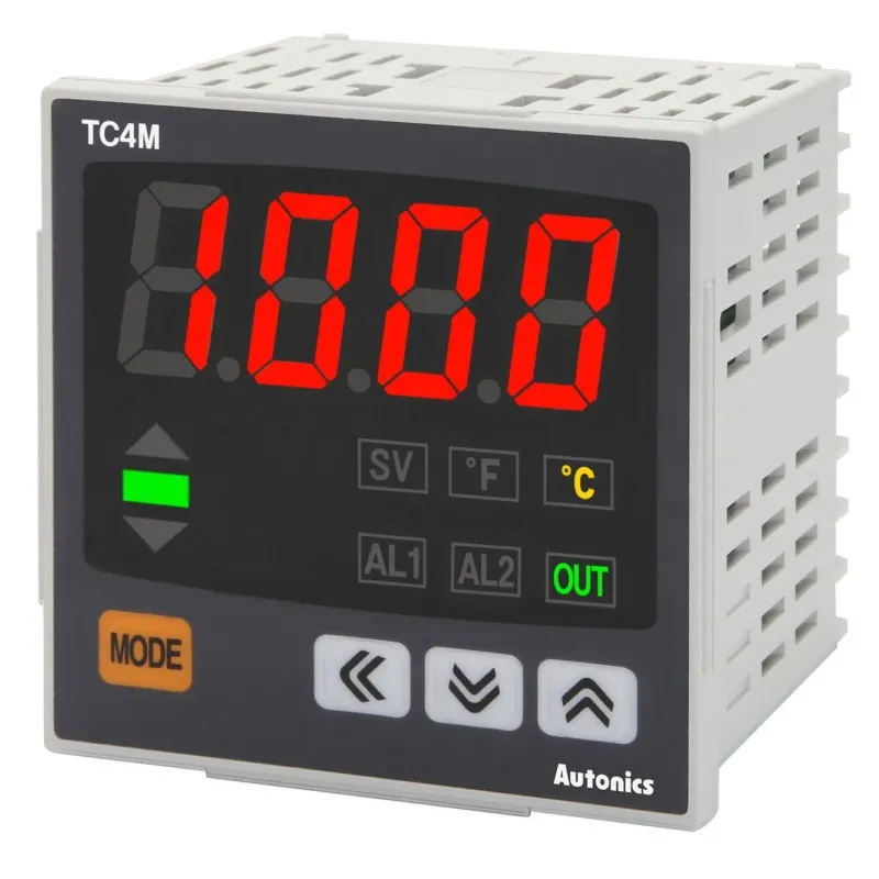 Autonics TC Series [TC4M-14R] Temperature Indicator, 72x72 mm, Single display 4 Digit, PID Control, Relay and SSR Output, Alarm 1 Output, 100-240 VAC