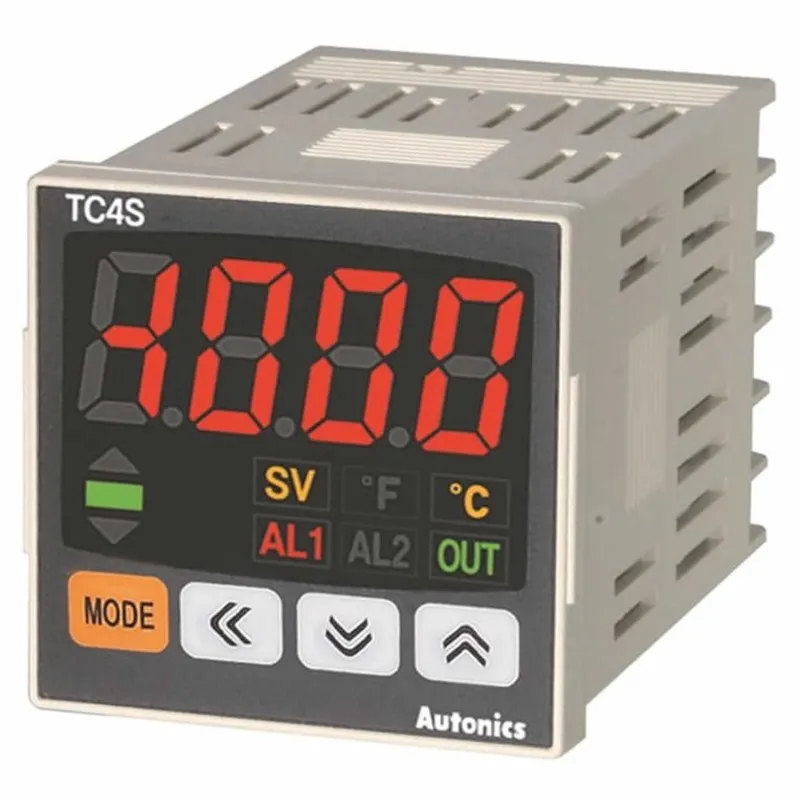 Autonics TC [TC4S]  PID Temperature Controller w/ 1/16 DIN (48x48 mm), Terminal Block