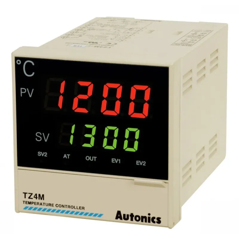 Autonics TZ4M [TZ4M-24R] PID Temperature Controller, W72xH72mm, Digital, Relay Output, 2 Alarm Outputs, 100-240 VAC