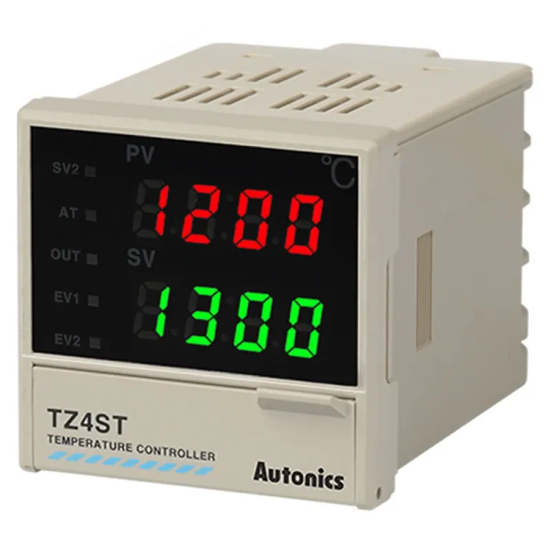 Autonics TZ4ST [TZ4ST-24S] PID Temperature Controller, 1/16 DIN, Digital, SSR Output, 2 Alarm Outputs, 100-240 VAC