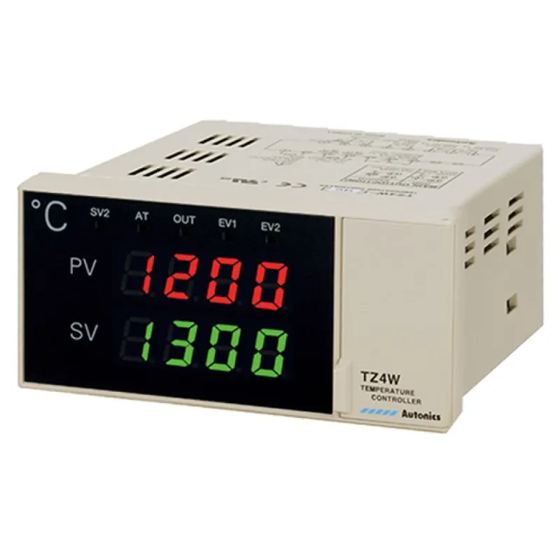 Autonics TZ4W [TZ4W-R4S] PID Temperature Controller, 1/8 DIN W96xH48mm, Digital, SSR Output, 2 Alarm Outputs, 100-240 VAC