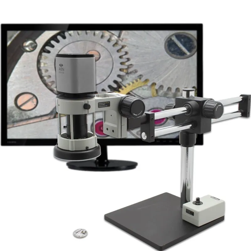Aven Tools Mighty Cam ES [258-209-534-ES] Digital Microscope Mighty Cam ES (7x-70x) Macro Lens With Double Arm Boom Stand