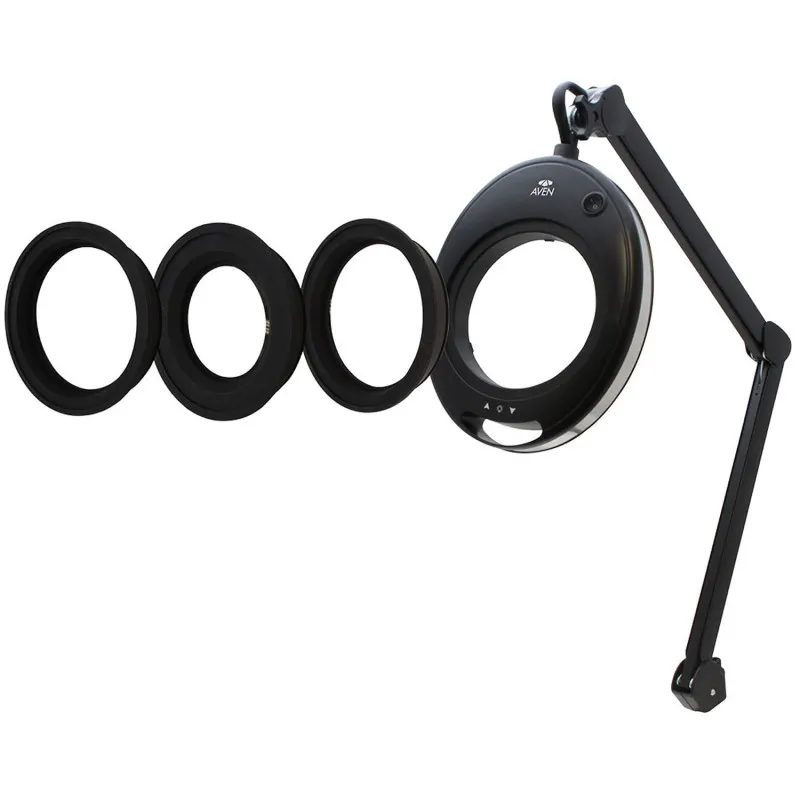 Aven Tools In-X [26501-LED-INX] Interchangeable Magnifying Lamp With 5 Diopter Lens (2.25x Magnification)
