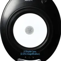 Aven Tools In-X [26501-LED-INX-12D] Magnifying Lamp 12 Diopter (4x) Bundled With A 5 Diopter Lens (2.25x)