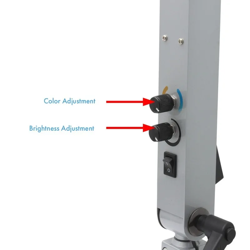 Aven Tools ProVue Deluxe [26501-LFL-LED] Magnifying Lamp 5 Diopter [2.25x] With White And Amber LEDs, 100 - 240 VAC