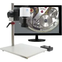 Aven Tools Mighty Cam Pro [26700-108-PRO] Focus Video Inspection System with Post Stand and Macro Lens, 3x to 43x Magnification