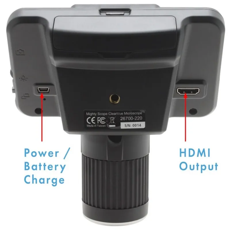 Aven Tools Mighty Scope Clearvue [26700-220-557] Digital Microscope 8x-25x + 18 Inch FlexArm Stand With Table Clamp