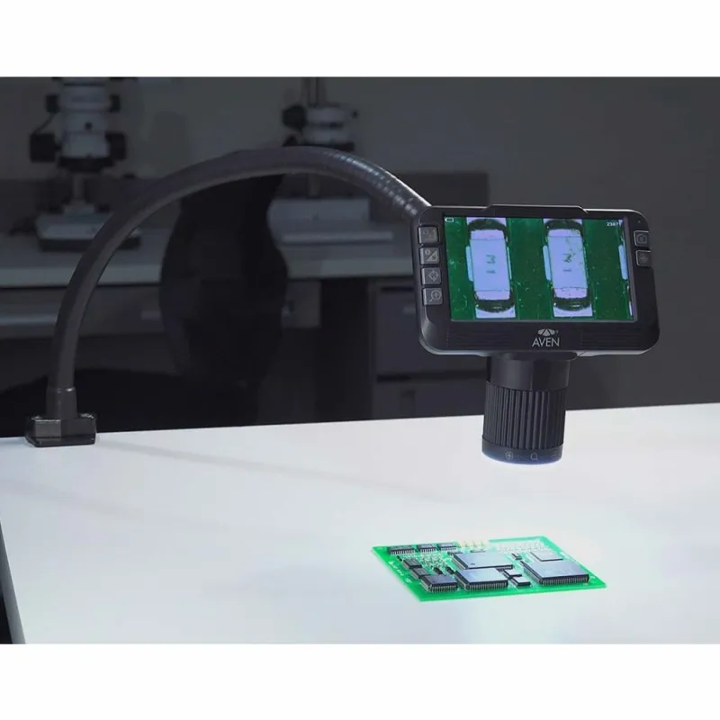 Aven Tools Mighty Scope Clearvue [26700-220-557] Digital Microscope 8x-25x + 18 Inch FlexArm Stand With Table Clamp