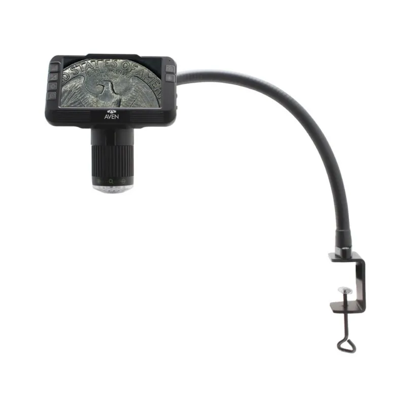 Aven Tools Mighty Scope Clearvue [26700-220-557] Digital Microscope 8x-25x + 18 Inch FlexArm Stand With Table Clamp
