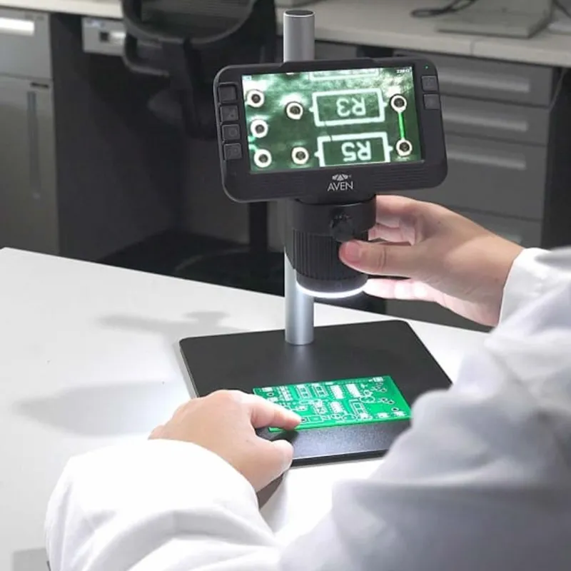 Aven Tools Mighty Scope ClearVue [26700-220-MNT] Digital Microscope 8x-25x With Post Stand