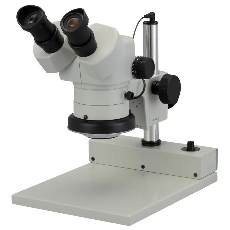 Aven Tools DSZ44 [26800B-302] Stereo Zoom Binocular Microscope, Pole Stand w/ Focus Mount, LED Light