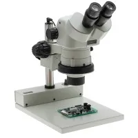 Aven Tools SPZH-135 [26800B-351] Stereo Zoom Binocular Microscope on Pole Stand with LED Illumination