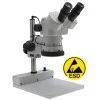 Aven Tools SPZ-50E [26800B-371-ESD] ESD-Safe Stereo Zoom Binocular Microscope with PLED Stand, 6.7x to 50x