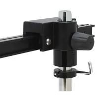 Aven Tools SPZ-50 [26800B-373-1] Stereo Zoom Binocular Microscope System with Ultra-Glide Stand and LED Ring Light, 6.7x to 50x