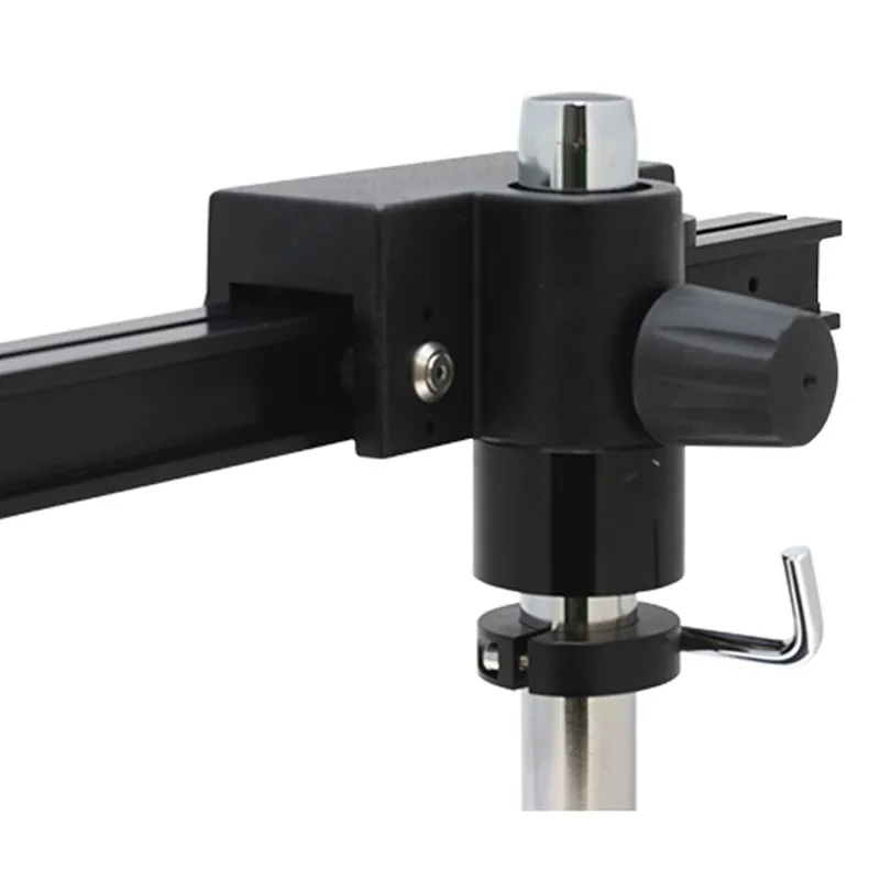 Aven Tools SPZ-50 [26800B-373-1] Stereo Zoom Binocular Microscope System with Ultra-Glide Stand and LED Ring Light, 6.7x to 50x