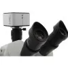 Aven Tools SPZHT-135 [26800B-373-12] Stereo Zoom Trinocular Microscope with USB 6M Camera, Ultra-Glide Boom Stand & LED FOI, 21x to 135x Magnification