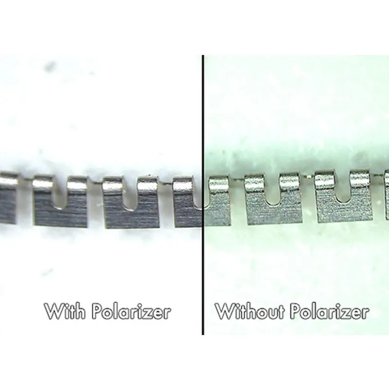 Aven Tools SPZ-50 [26800B-373-2] Stereo Zoom Binocular Microscope System with LED Ring Light, Adjustable Polarizer, Pole Stand, 6.7x to 50x