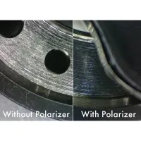 Aven Tools SPZ-50 [26800B-373-4] Stereo Zoom Binocular Microscope System with Polarized LED Ring Light and Pole Stand, 6.7x to 50x