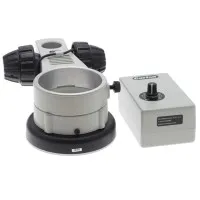 Aven Tools SPZ-50 [26800B-373-5] Stereo Zoom Binocular Microscope System with Articulating Arm, E-Arm Focus Mount, LED Ring Light, 6.7x to 50x