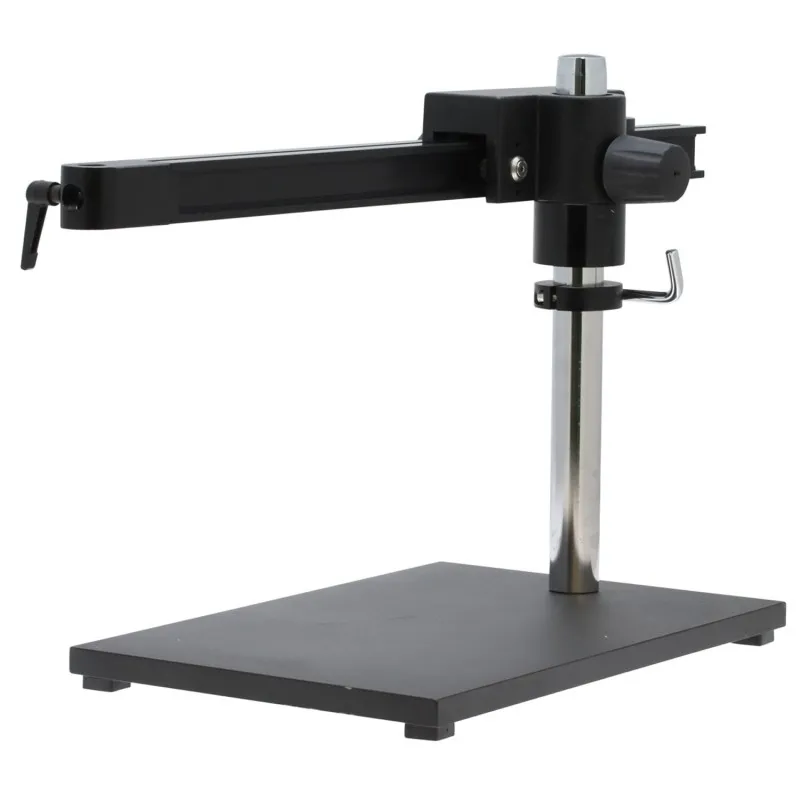 Aven Tools SPZV-50 [26800B-373-9] Stereo Zoom Trinocular Microscope with USB 6M Camera, Ultra-Glide Boom Stand and LED Fiber Optic Illuminator, 6.7x to 50x Magnification