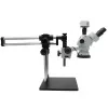 Aven Tools SPZV50E [26800B-373-ESD] Stereo Zoom Trinocular Microscope on Boom Stand with Integrated LED Light & USB 6M Camera, ESD Safe, 6.7x to 50x