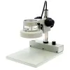 Aven Tools SPZV-50E [26800B-376-ESD] ESD-Safe Stereo Zoom Trinocular Microscope with PLED Stand, 6.7x to 50x