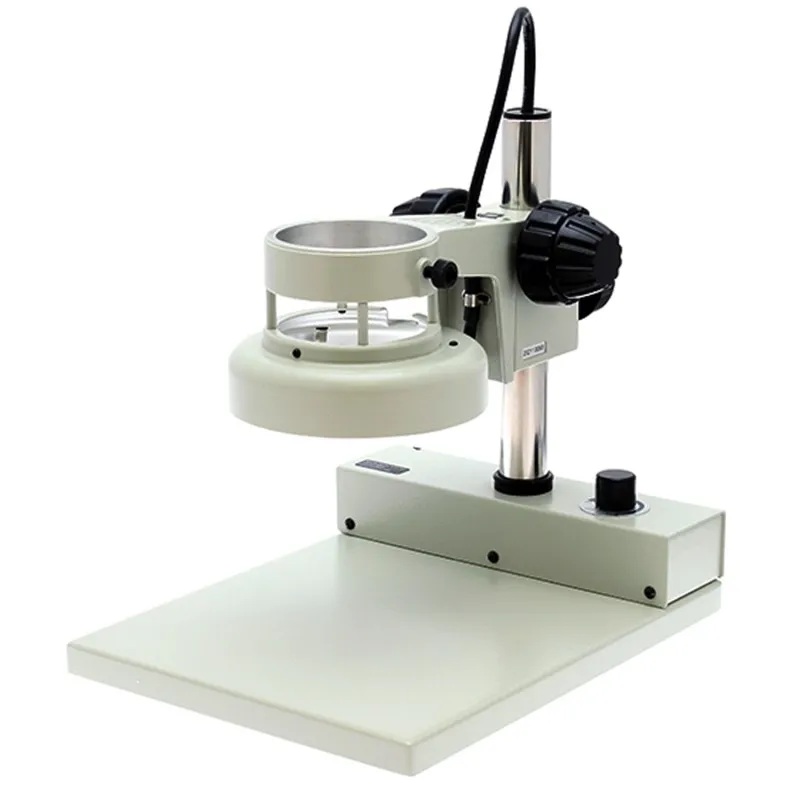 Aven Tools SPZV-50E [26800B-376-ESD] ESD-Safe Stereo Zoom Trinocular Microscope with PLED Stand, 6.7x to 50x
