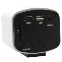 Aven Tools SPZV-50 [26800B-382-PRO] Stereo Zoom Trinocular Microscope with Mighty Cam Pro Camera, Double Arm Boom Stand and LED FOI, 6.7x to 50x