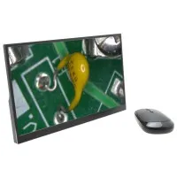 Aven Tools SPZV-50 [26800B-385] Trinocular Microscope w/ Mighty Cam Eidos 2M Integrated Camera/Monitor