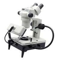 Aven Tools DSZ-44 [26800B-386] Stereo Zoom Binocular Microscope on Gemology Stand, 10x to 44x