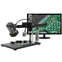 Aven Tools Cyclops HDMI [BD-26800B-556-401] Digital Microscope (12x-132x) With 4x Lens With Ultra Glide Stand