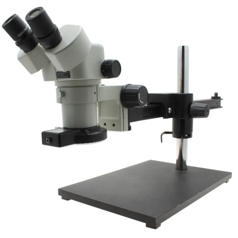 Aven Tools DSZ-70 [DSZ-70-556-211] Stereo Zoom Binocular Microscope on Ultra-Glide Boom Stand with Integrated LED Light, 10x to 70x Magnification