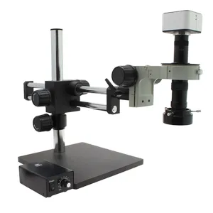 Aven Tools Mighty Cam [MLS640-244-534] USB Video Inspection System with Double Arm Boom Stand and Micro Lens, 26x to 349x Magnification
