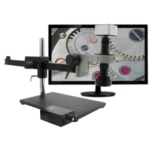 Aven Tools Mighty Cam USB [MLS640-244-556] Video Inspection System with Ultra-Glide Arm Stand and Micro Lens, 26x to 349x Magnification